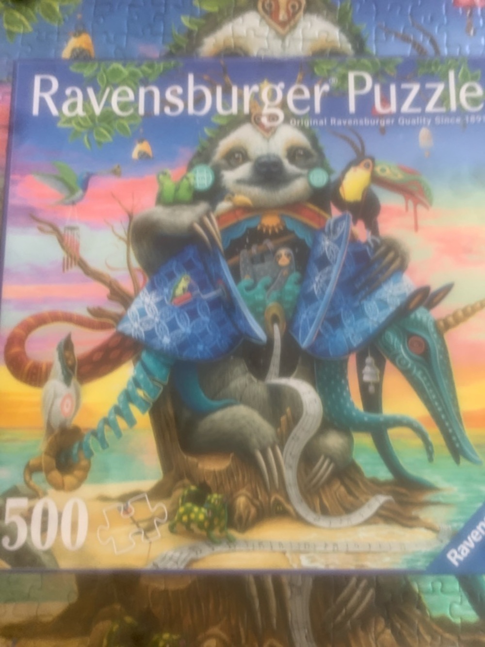 Puzzle by Ravensburger. 500ct  Afterglow. Dull